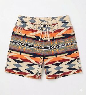 Pendleton Printed 7" Packable 2n1 Swim Trunk Fire Legend XXL